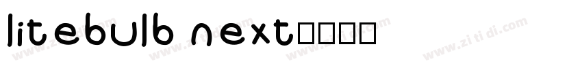 litebulb next字体转换
